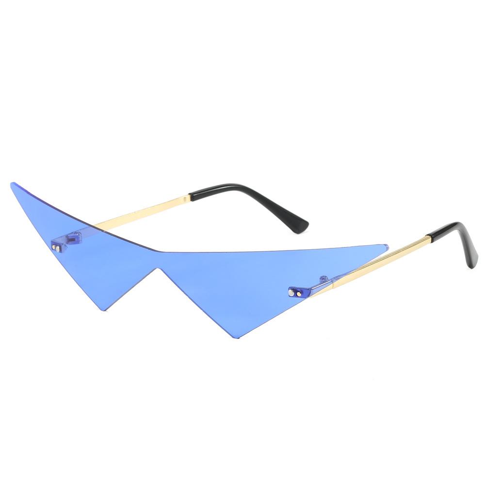 Halloween Christmas Tears Sunglasses Rimless Heart Shape Party Glasses Rave Festival Eyewear Prop