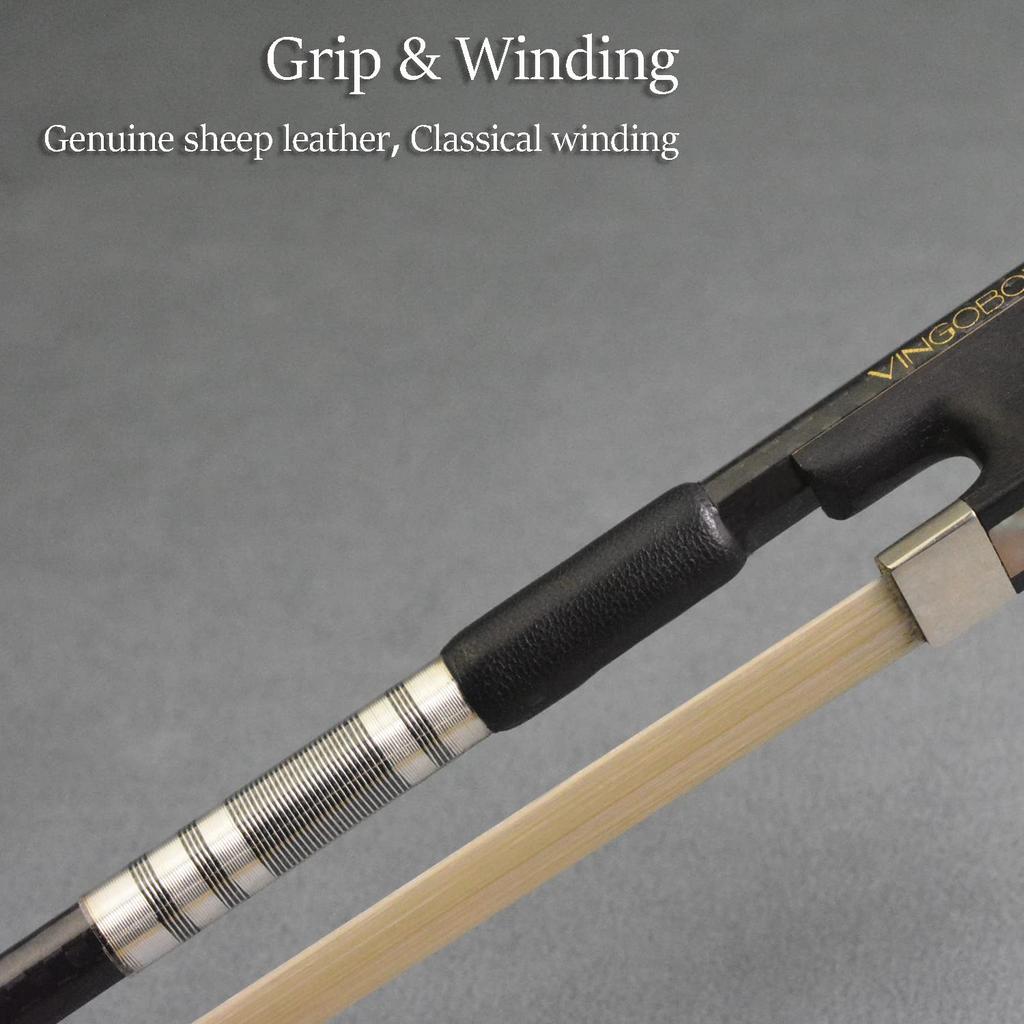 VINGOBOW Texture Carbon Fiber Violin Bow