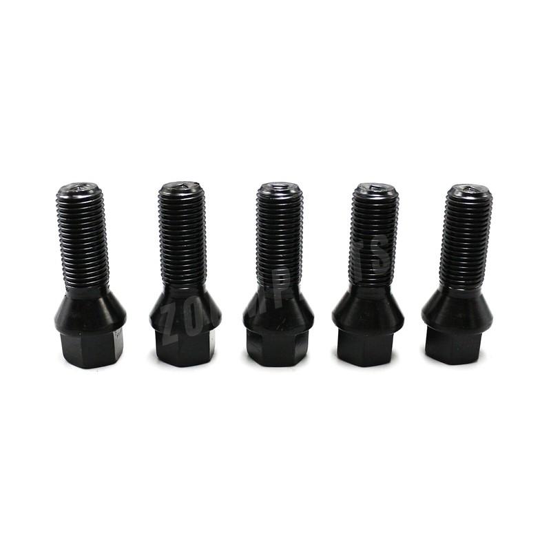 Fit For 5pcs Wheel Lug Bolt 14 x1.5mm 36136781152 For BMW E66 E83 745i 745Li 750Li 760i