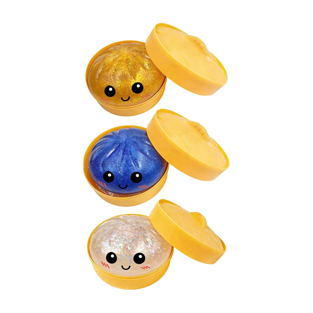 Glitzer Knödel, Glitzer Knödel Squishy Box Knödel Squishy Angstlinderung Fidget Weich Kneten Dekompression Teig