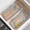 304 Stainless Steel Dishwasher Silverware Basket with Buckle Chopstick Holder  for Small Item