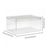 Transparent Reptile Terrarium | Ventilated Top Panel, Enclosure, for