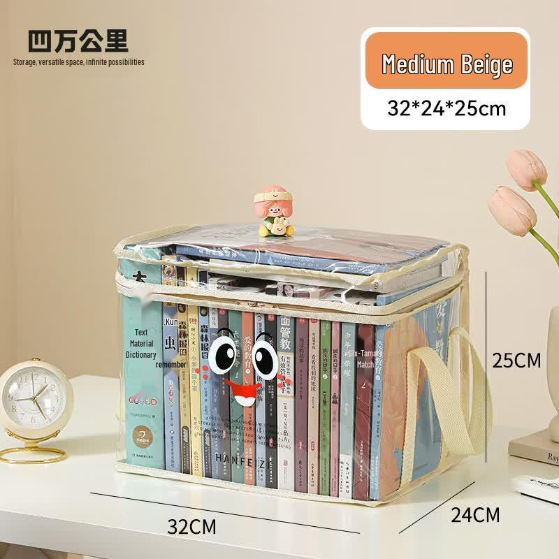 Transparent Dustproof Book Storage Box