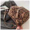 Women's 2024 Retro Leopard Print Backpack - Versatile High-End Autumn/Winter Fashion