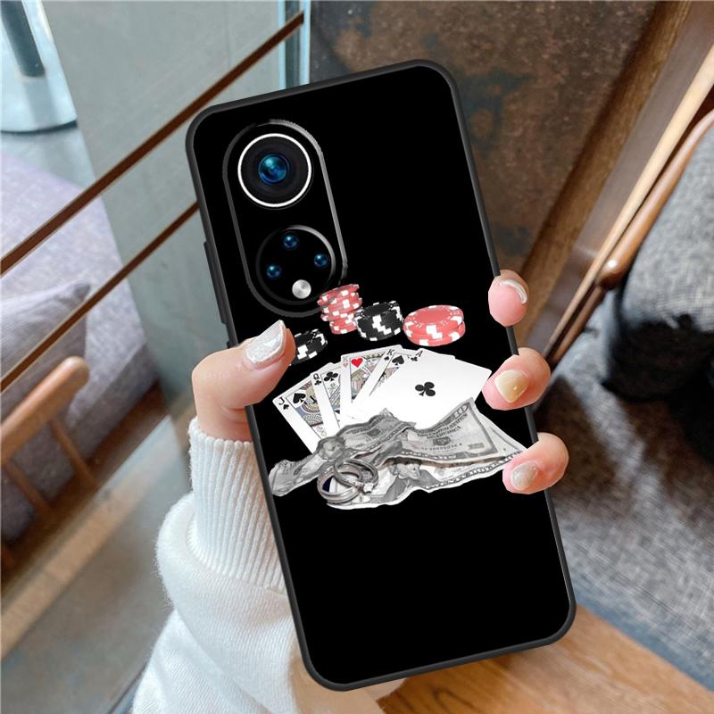 Ace of Spades Poker For Honor Magic 8 Pro 5 6 7 Lite Case Cover For Honor 90 70 50 400 200 X8a X8b X9a X9b X9c
