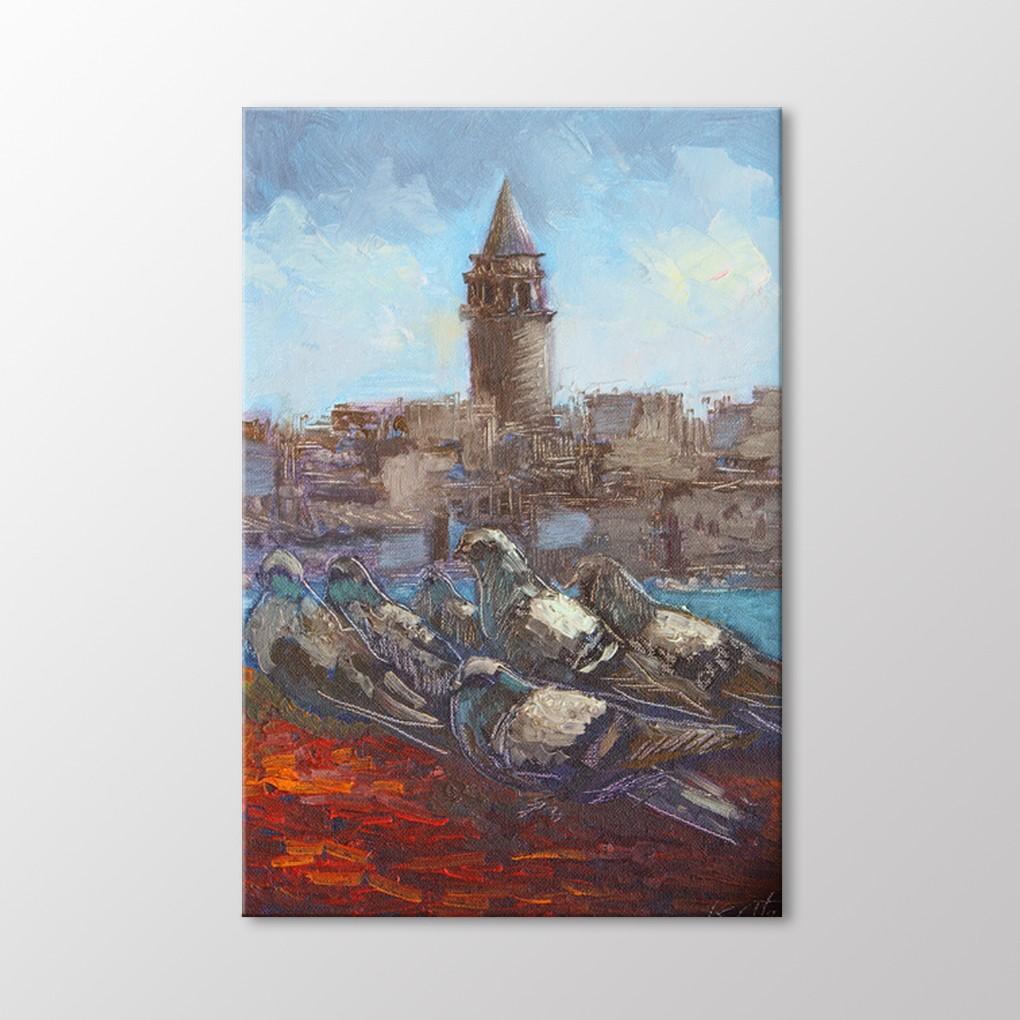 

Картина Галата и голуби