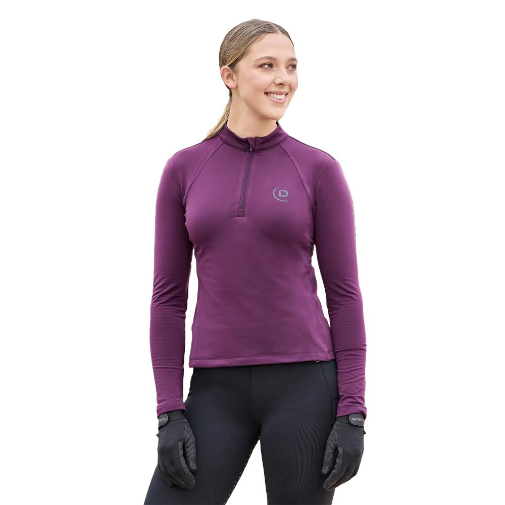DUBLIN Womens/Ladies Brushed Long-Sleeved Riding Top