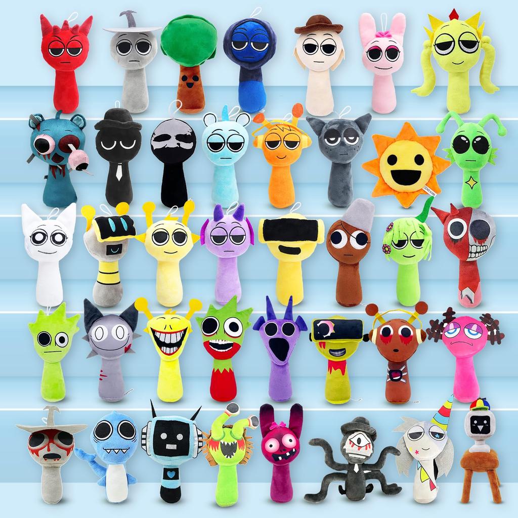 MORISHOP 20cm Spranky Plush Toy Doll, Horror Game Plush Toy, Game Figure, Christmas or Birthday Gift for Adults and Kids (A9) [Used]