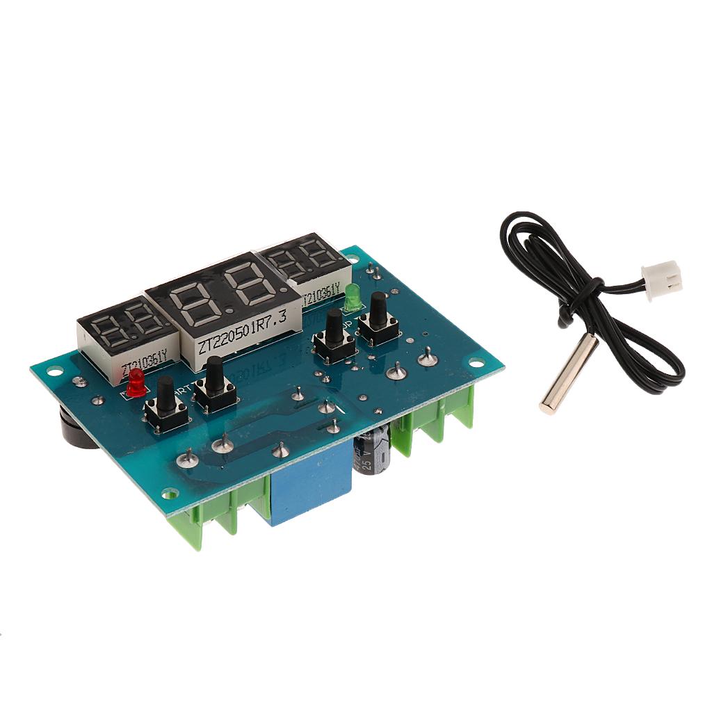 ZUQIEE Temperature Controlled Relay Module Waterproof 12V DC NTC Sensor for Relays ZUQIEE Temperature Controlled Relay Module Waterproof 12V DC NTC Sensor for Relays
