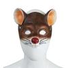 Mouse Costume Mask Comfortable PU Foam Half Face Mask Halloween Cosplay Accessory For Adult Kid Halloween Dress Up