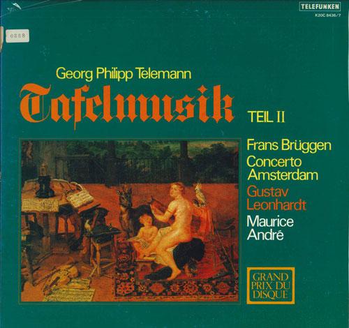 

LP Record - Telemann: Tafelmusik Vol. 2 K20C84367 TELEFUNKEN Japan Classical Used