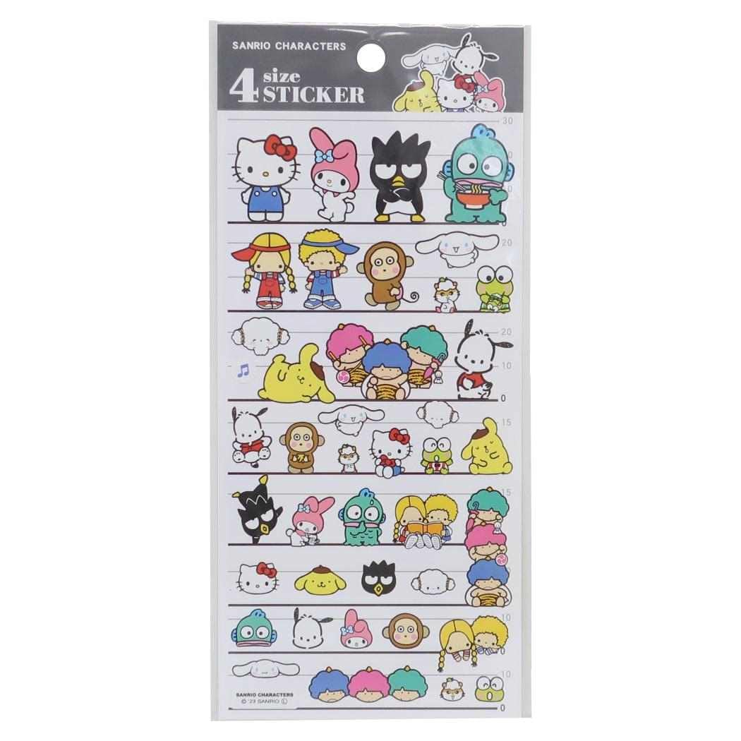 

Sanrio Characters 4 Sizes STICKER Sanrio [Sticker Sheet]