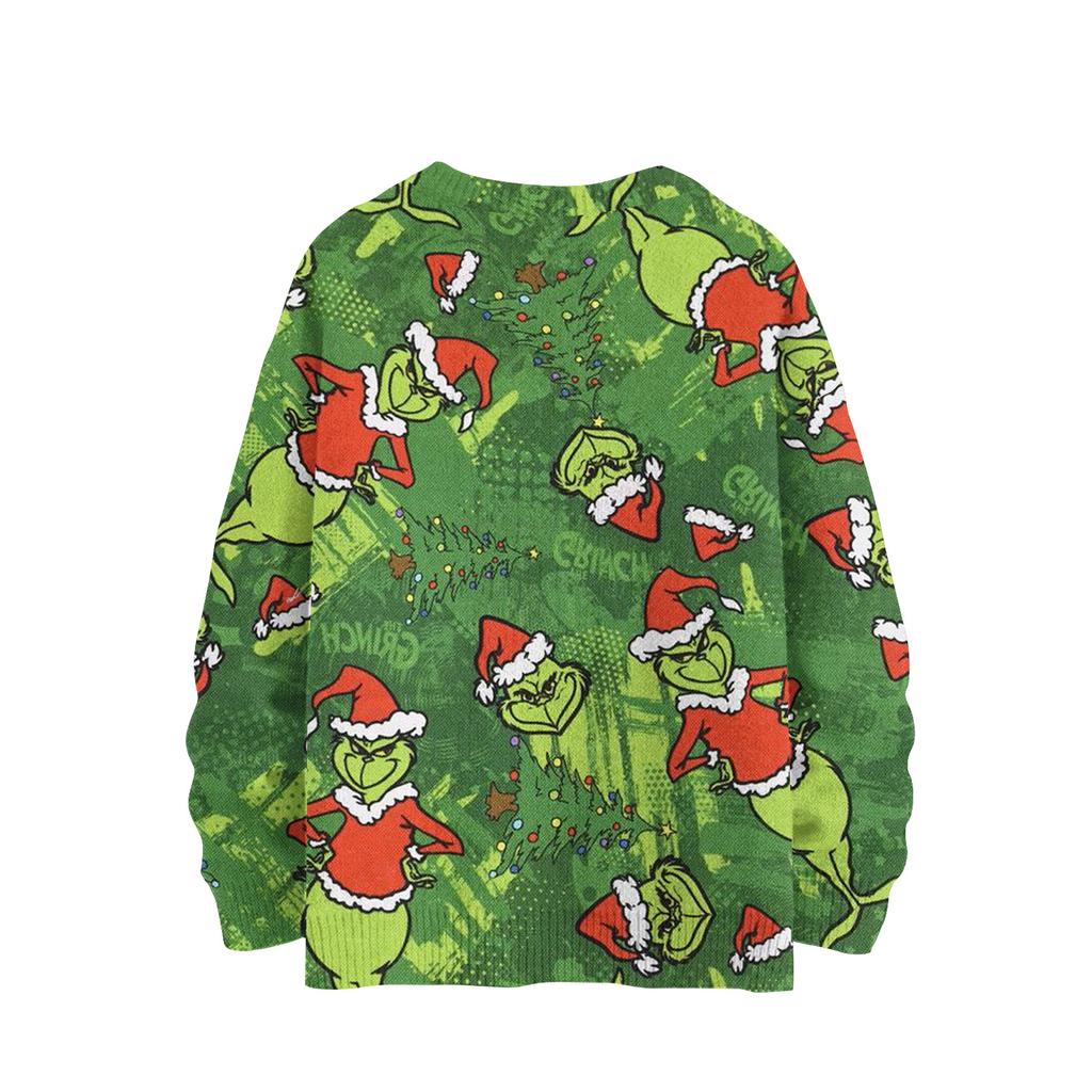 Christmas Sweatshirts For Women Knit Sweater Cute Shirt Fall Crewneck Pullover Tops