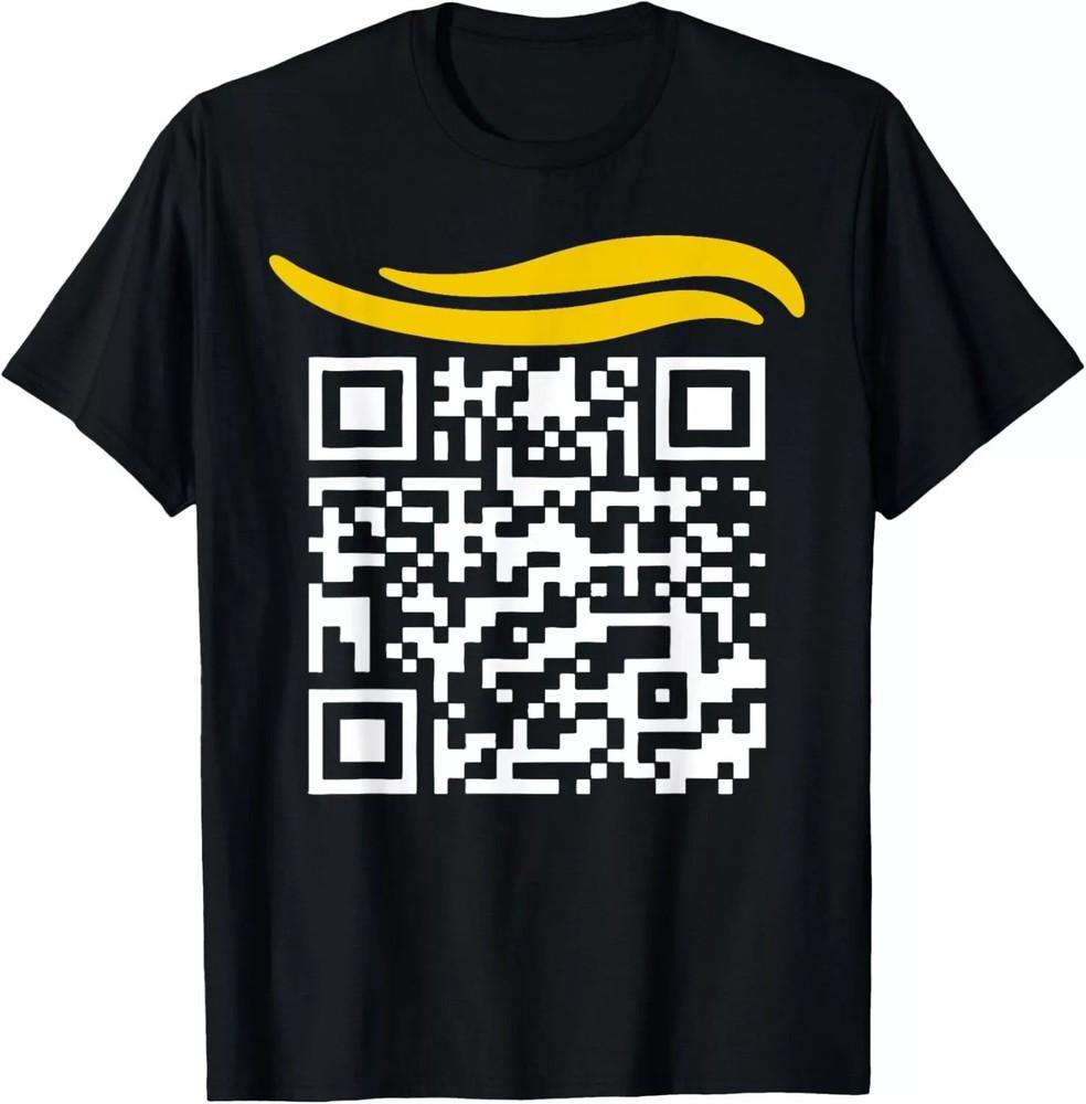 2025/Funny QR President Trump Dance Code T-Shirt Unisex T-Shirt XXXXL
