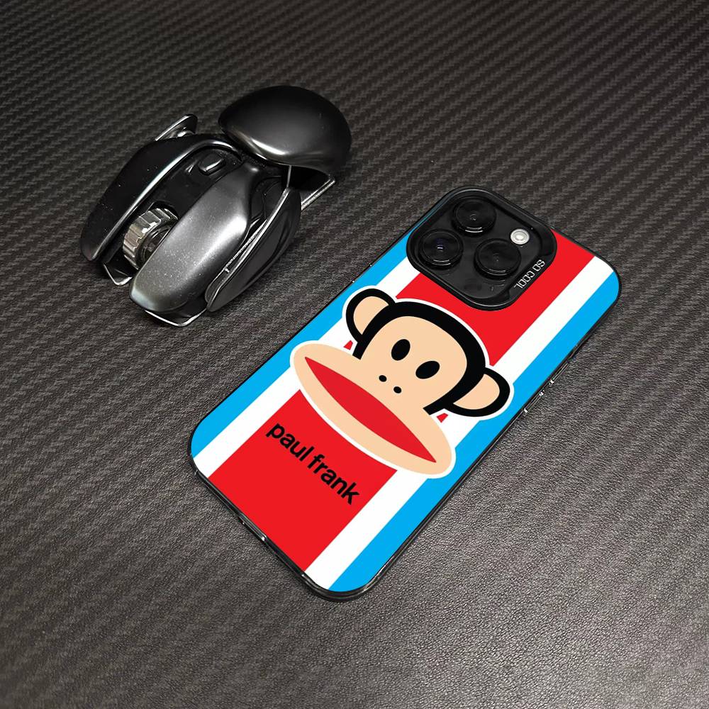 Famous Luxurious P-Paul F-Frank Phone Case For IPhone 17 16 15 14 11 12 13 Pro Max Plus Pro Colored Silver Cover