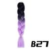 MISS WIG Synthetic Long Braid Ponytail Extension Straight Sleek Wrap Around Colorful Braid Hair Extensions Ponytail Natural Soft For Women Wear