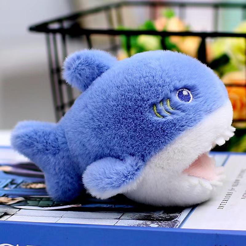 Cute Marine Animals Seal Shark Whale Plush Pendant Plush Toy Bag Accessories Keychain Pendant Bag Car Pendant Children s Gifts