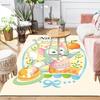Custom 1Pc Snowflakes Fantasy Rug Office Carpet Indoor Outdoor Entrance Doormat Nonslip Soft And Comfortable Living Room D291552
