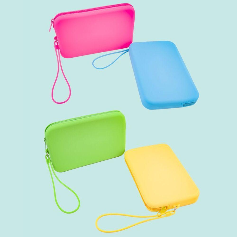 Large Capacity Travel Toiletry Bag Solid Color Makeup Brush Storage Bag  for Outdoor