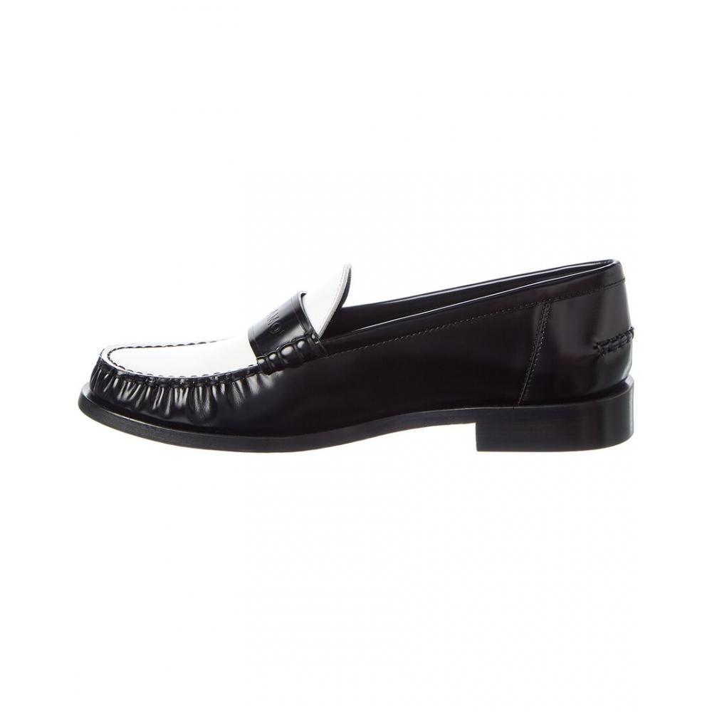 Salvatore Ferragamo Ferragamo Irina Leather Loafer Black