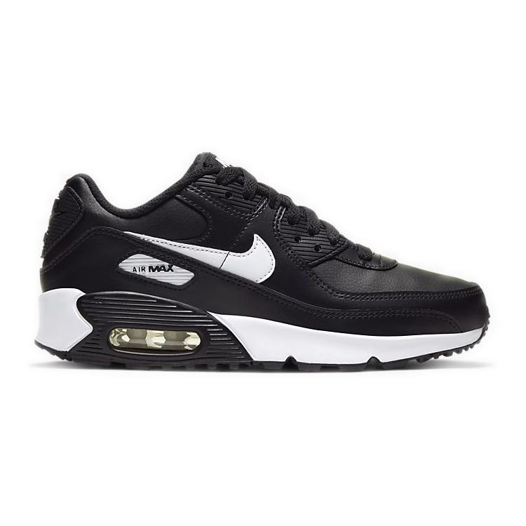 (GS) Nike Air Max 90 'Black White' Kids' CD6864-010