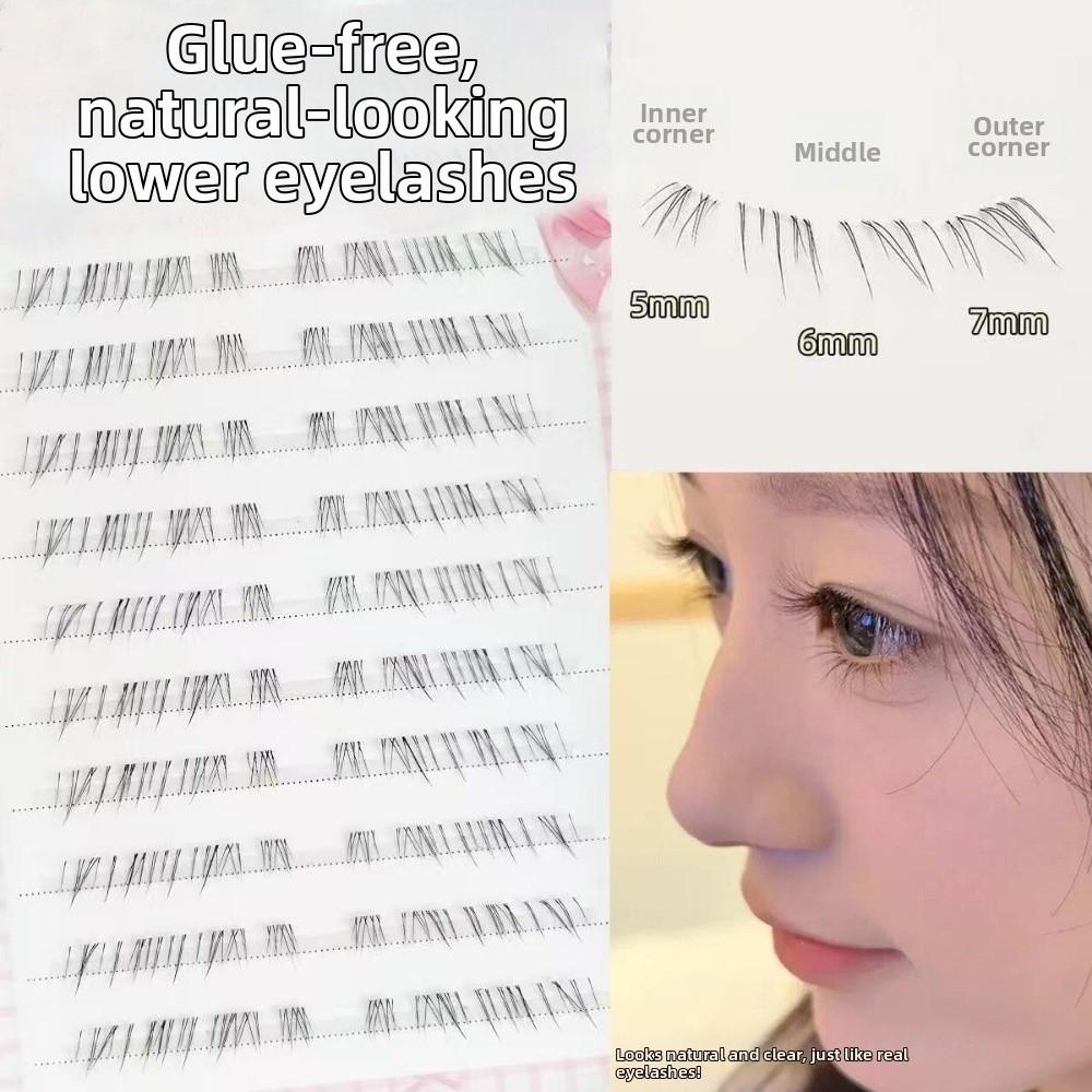 Gentle DIY Lashes Extension Black Lower Fake Eyelashes Self Adhesive Lower False Eyelashes  Party