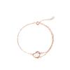 Love Rabbit Bracelet Female Creative Niche Design Double-layer Bracelet Heart-shaped Girl Heart Cute Jewelry