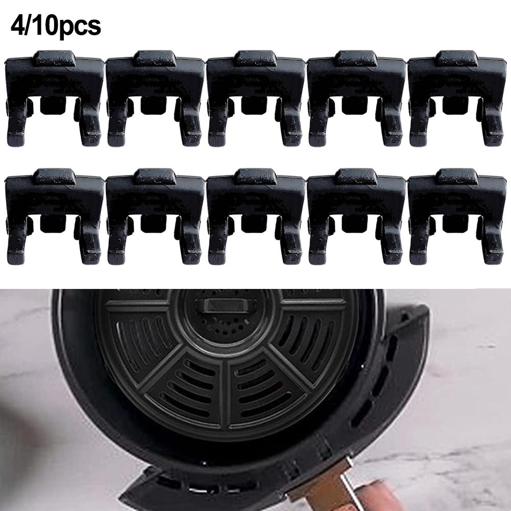 Frytownica 10 szt. Zderzaków do frytkownicy, czarne, fabrycznie nowe do patelni grillowej do frytkownicy