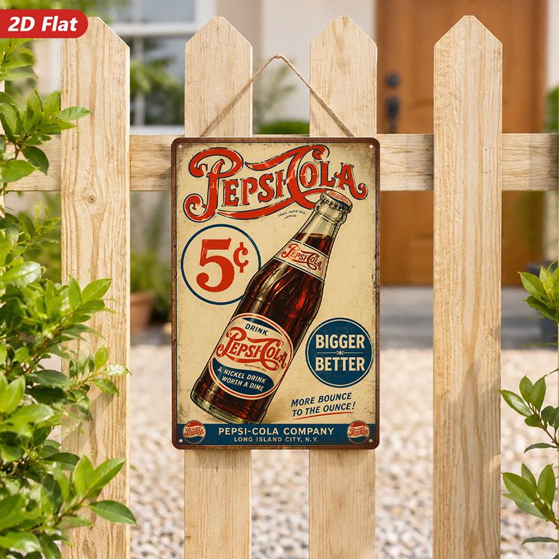 Pepsi-Cola 5 Cent Metal Sign