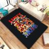 One Piece Straw Hat Pirates Square Floor Mat Living Room Bedroom Decor,Cartoon Welcome Mat