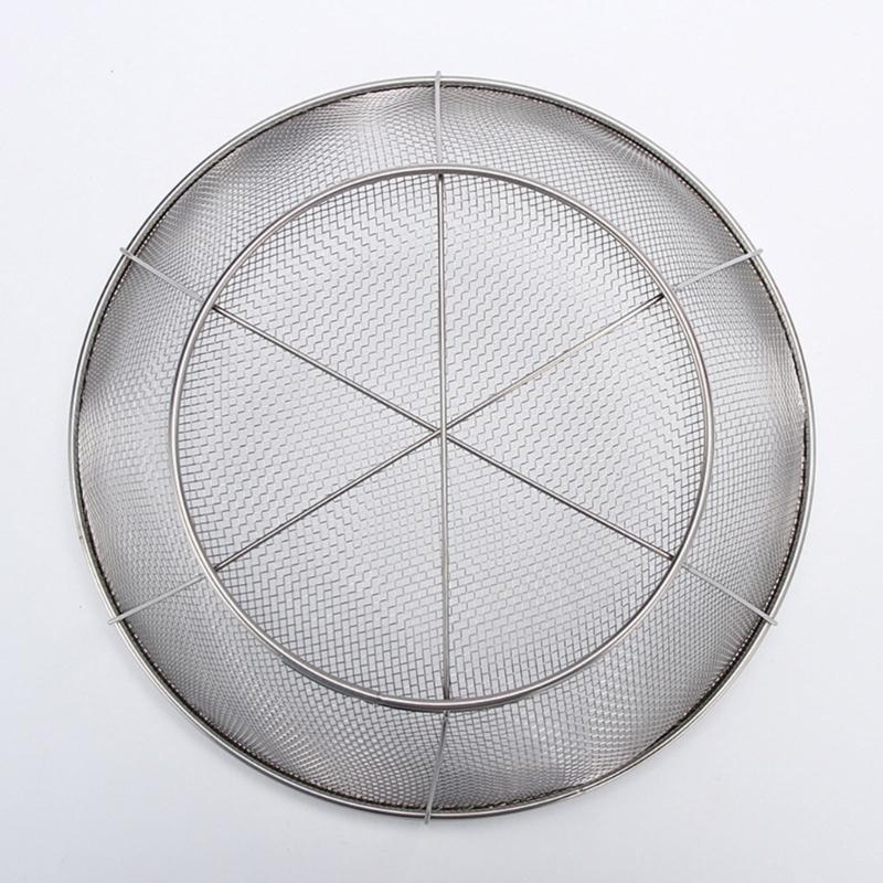 Professional Kitchen Sieves With Extra Fine Mesh Rice Strainer Stainless Steel Colander For Straining Grains Fruit