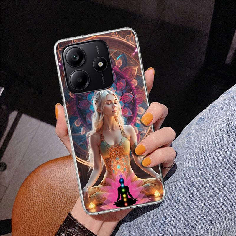 Meditation Yoga Girl Phnoe Case for Phnoe Case for Xiaomi Redmi Note 15 14 14S 13 Pro Plus 12 12S 11S 11E 10S 10 11T 5G Unique C
