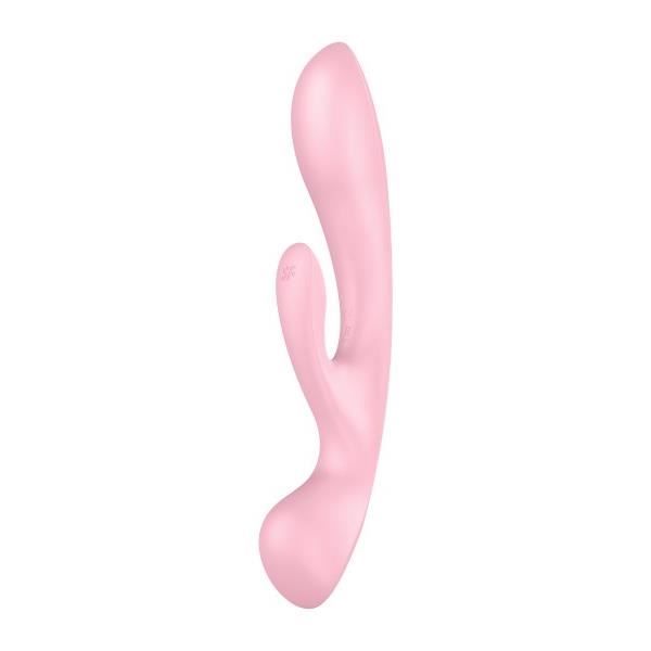 Triple Oh, 24 cm, 3 moteurs, flexible, utilisable des deux côtés, couleur: rose