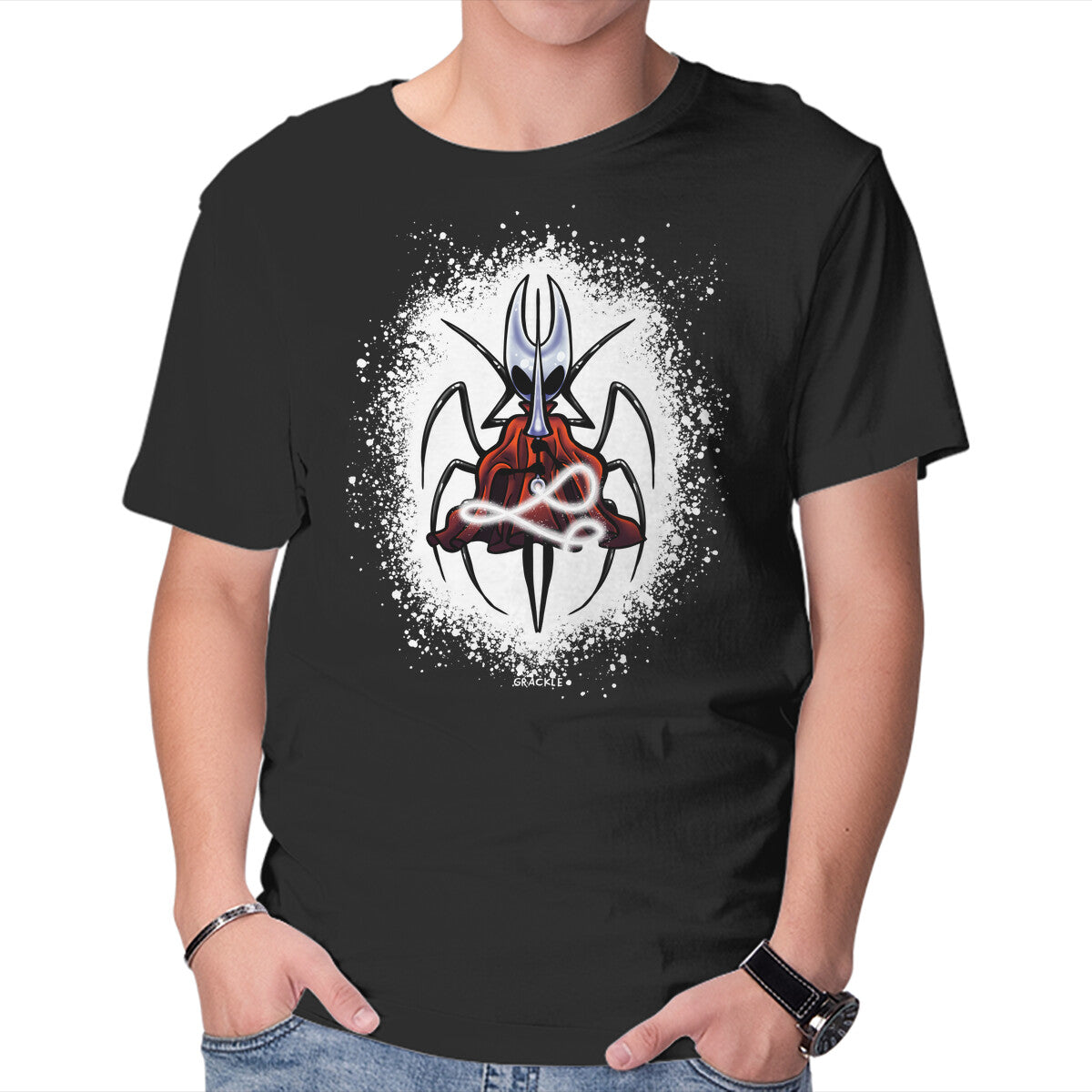 Unisex Crew Neck T-Shirt Deepnest Princess Graphic Short Sleeve Casual Tee M