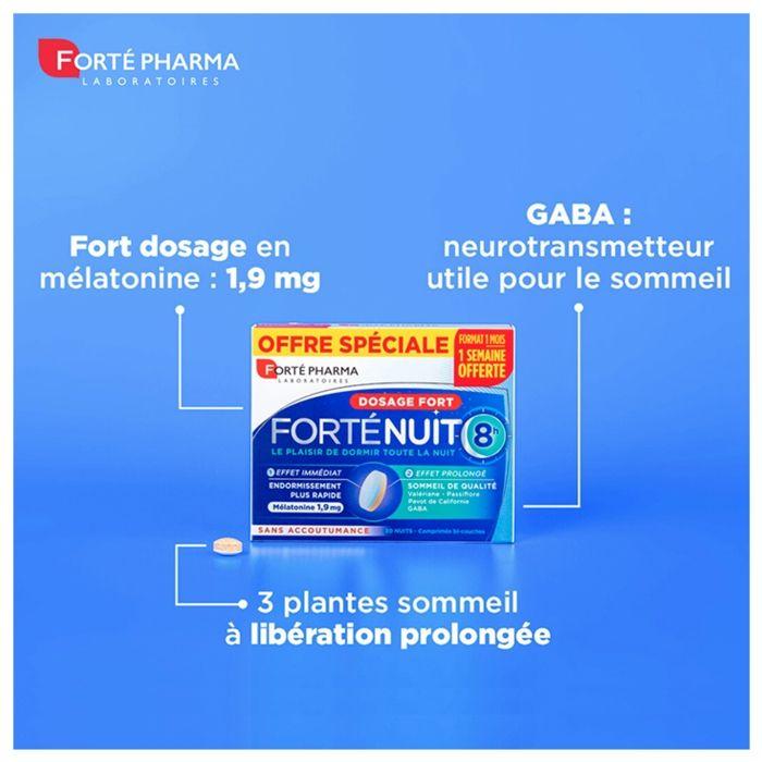 Forté Pharma Forténuit Dosage Fort 30 comprimés