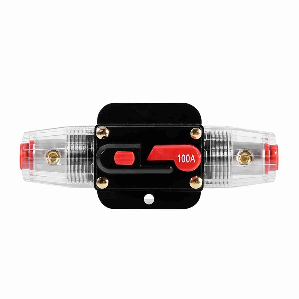 Circuit Breaker Reset Fuseholder 50Amp ‑100Amp Circuit Breaker Reset Fuseholder Car Boat Holder Waterproof 12‑24V New
