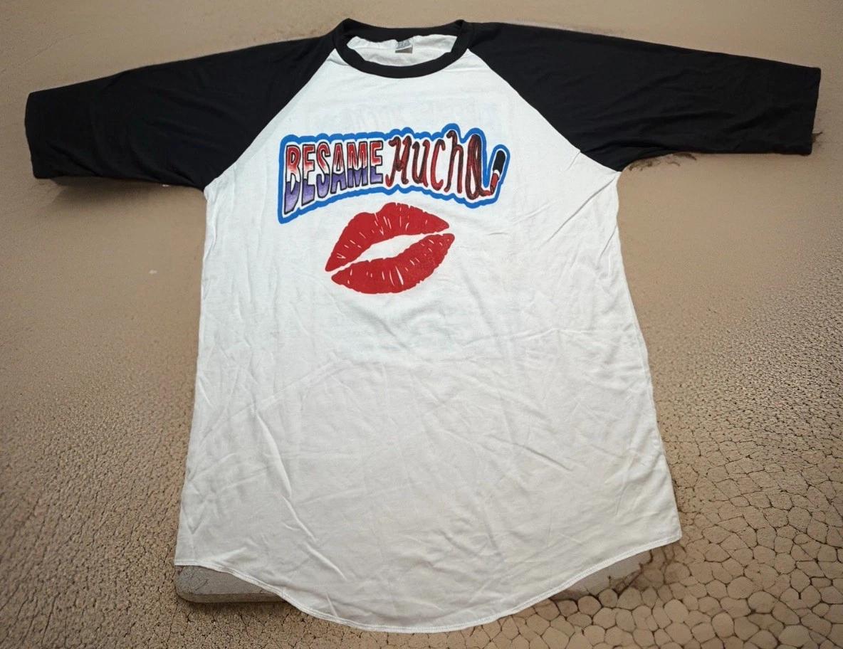 Besame Mucho Fest T-Shirt Raglan Jersey 2023 LA Mana Los Bukis Concert Tour XL XL