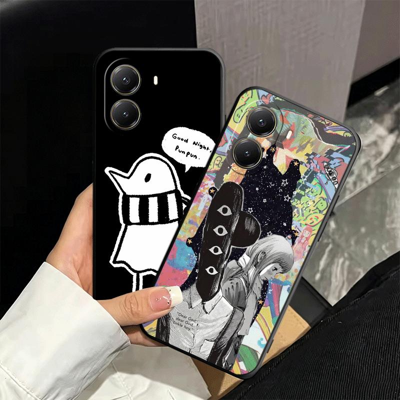 Oyasumi Punpun Anime Soft Phone Case for Xiaomi Poco X5 X6 X7 X8 Pro Max X3 F7 F8 Ultra M8 M7 M6 M5 Redmi 15 15C 14C 13C 12C X4