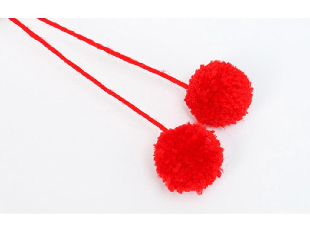 Large Cross-border Pom-pom Christmas Stockings Gift and Candy Bag for Home Decoration