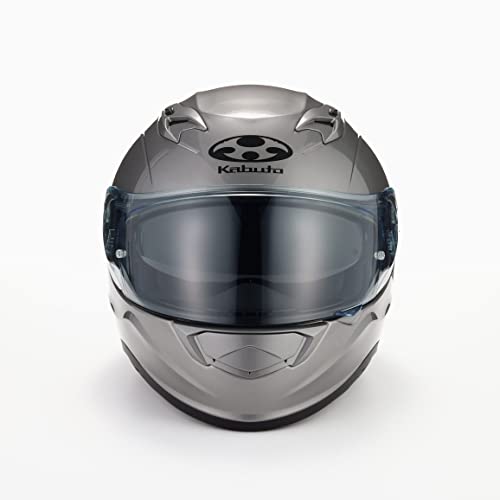 OGK KABUTO KAMUI3 Cool Gunmetal Full Face Motorcycle Helmet (Size: XL) 584795