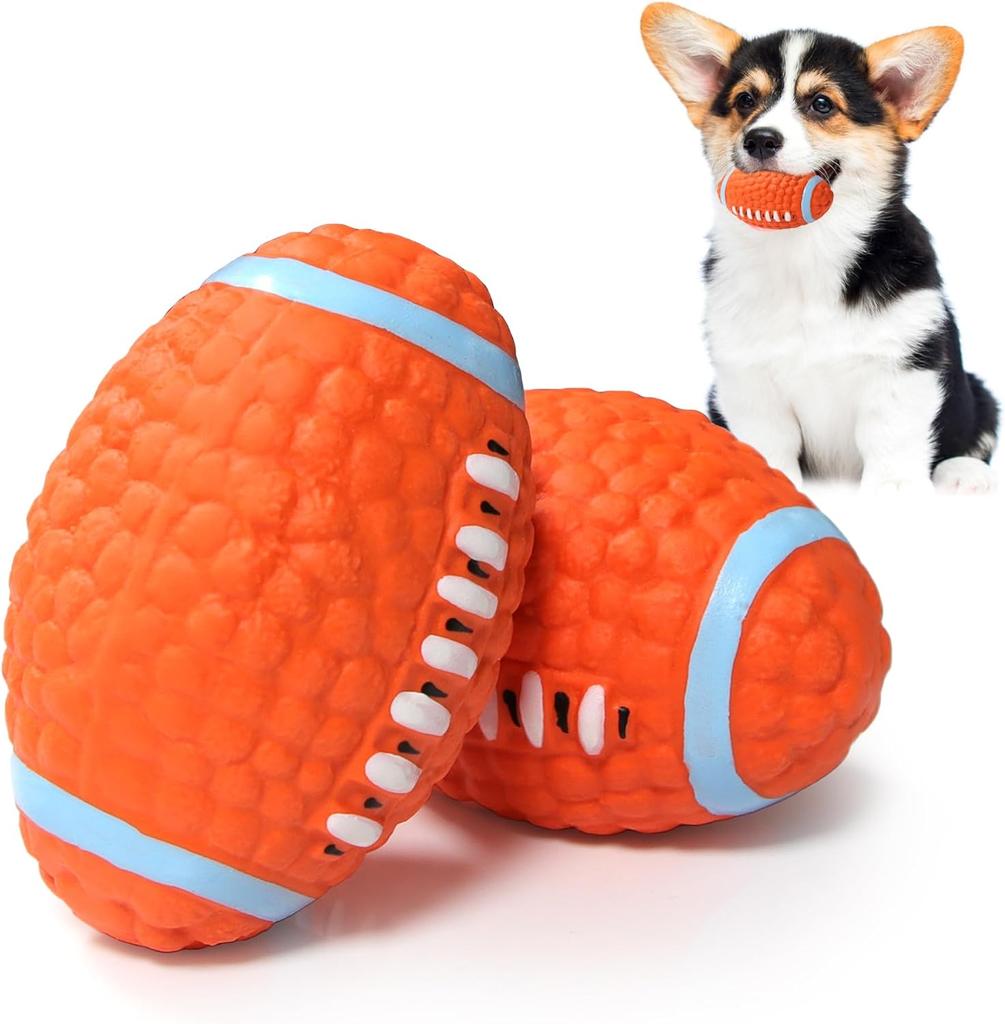 Toys For Small Large Dogs Chihuahua Golden Retriever Natural Latex Dog Balls Anti Bite Interactive Dog Chew Toy Pet Squeak Toys