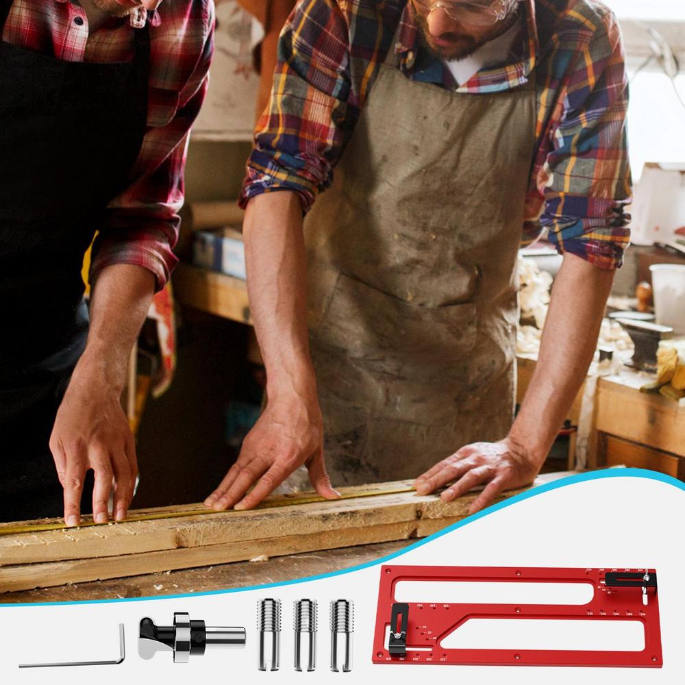 Cabinet Hardware Template Aluminum Alloy Cabinet Door Hole Locator Template Tool Edge Banding Tools Metal Mounting Mold For