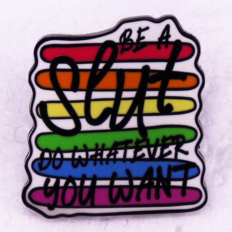 Vibrant Enamel Metal Brooch Badge