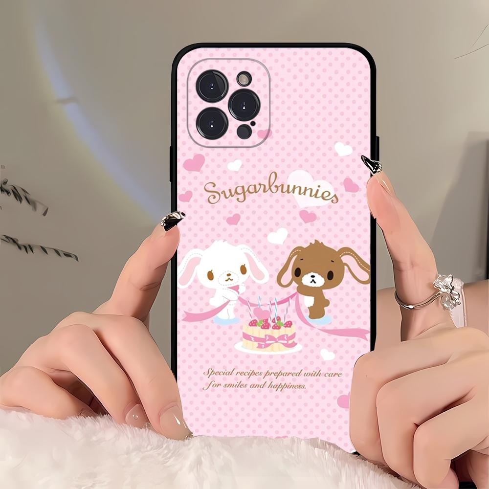 S-Sugarbunnies Phone Case For iPhone 16 15 14 11 12 13 Mini Pro XS Max Cover 6 7 8 Plus X Funda Shell