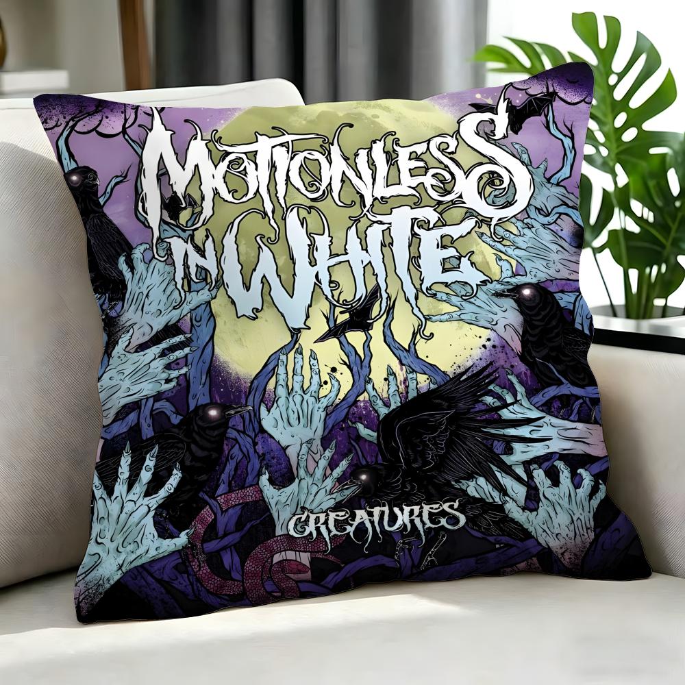 Band MMotionless In White Cushion Cover Cushion Cover Set Pcs x x x Pillowcase Decorative Sofa Home Decor