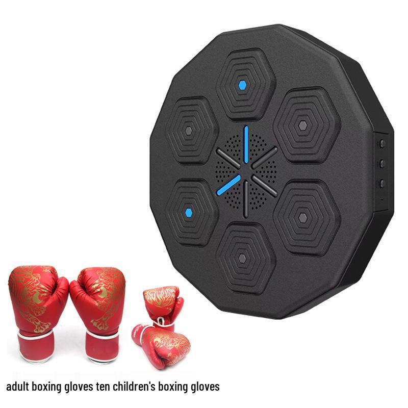 Children's Bluetooth Music Boxing Target with Adjustable Levels for Home Fitness