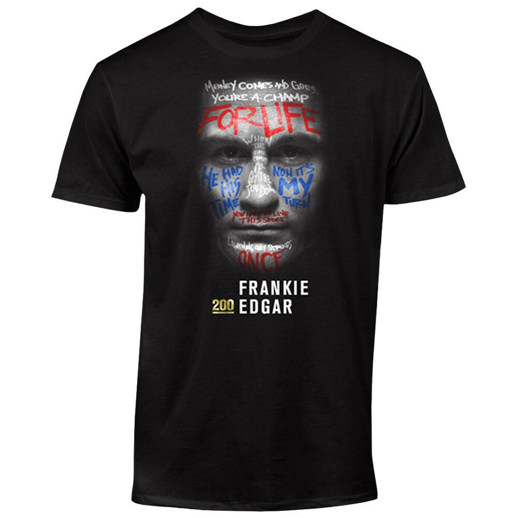 Fighting Frankie Edgar Porträt Kriegsbemalung T-Shirt. Sommer Baumwolle Kurzarm O-Ausschnitt Herren T-Shirt S-3XL
