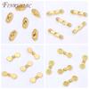 10/20Pcs 18K Gold Plated Decorative Beads,Spacers For Bead,Metal Separator Beads,Jewelry Making Supplies,Bracelets Accessories