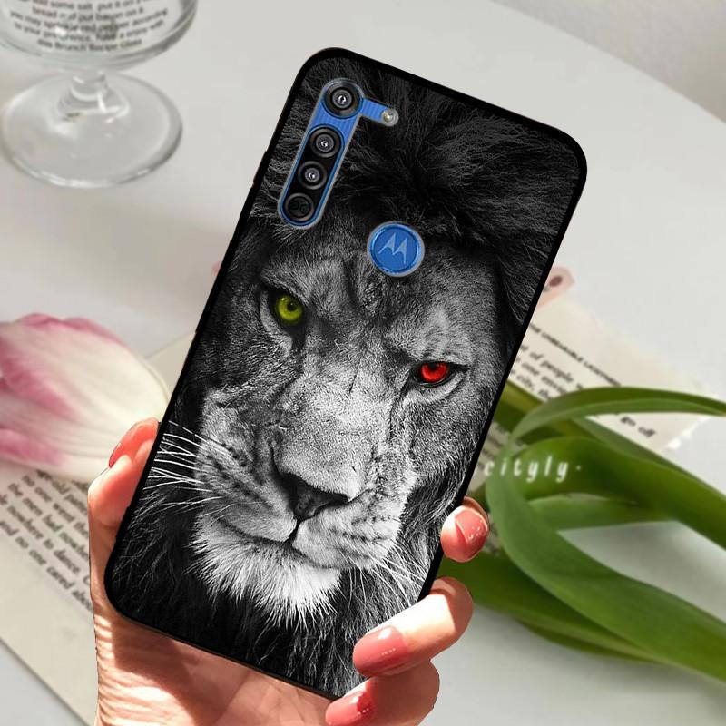 For Motorola Moto G8 Plus Case Black Silicone Cover Case for MOTO G8 Play G 8 Power Lite Fashion TPU Protective Back Cover Shell