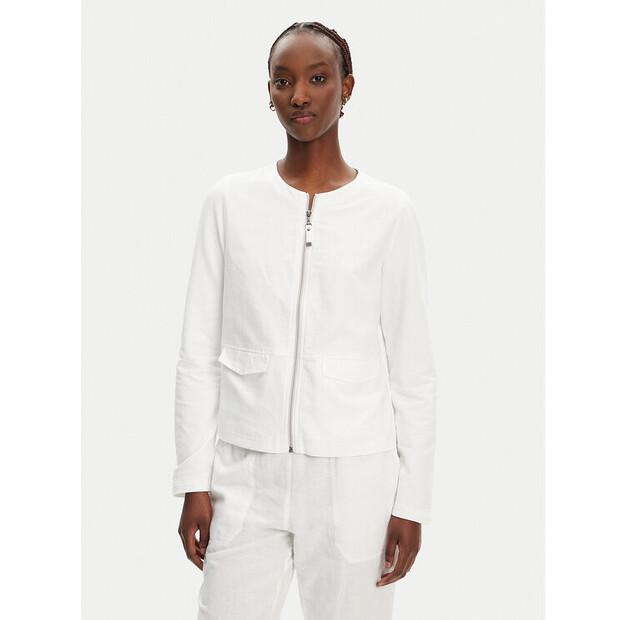 

Демисезонная куртка Olsen 11201653, белая, стандартного кроя 36